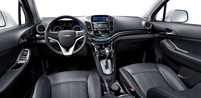 Nội thất trên Chevrolet Orlando rộng rãi, tiện nghi đáp ứng nhu cầu của cả gia đình