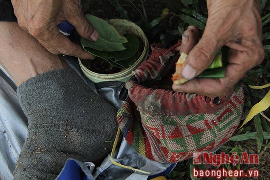 Ngoài đồ nghề mang theo, những người phụ nữ bới rác này còn mang theo bữa ăn trưa hoặc túi trầu để ngồi ăn mỗi lúc giải lao.