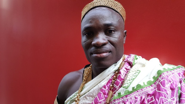 Chân dung vị vua của tộc người Akan, Ghana: Eric Manu.
