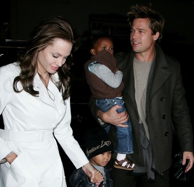 Khi ở bên Angelina, Brad tạo dựng hình tượng quý ông lịch lãm, người đàn ông của gia đình.