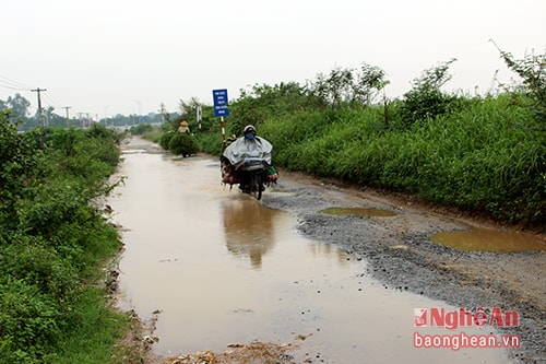  Người dân địa phương cho biết, trước đây, tuy đường có hư hỏng rồi nhưng không đáng kể, chỉ từ ngày xây dựng cầu Yên Xuân II, xe chuyên chở vật liệu nặng đi lại nhiều, nên đường mới lắm “ổ trâu, ổ voi” như bấy giờ.