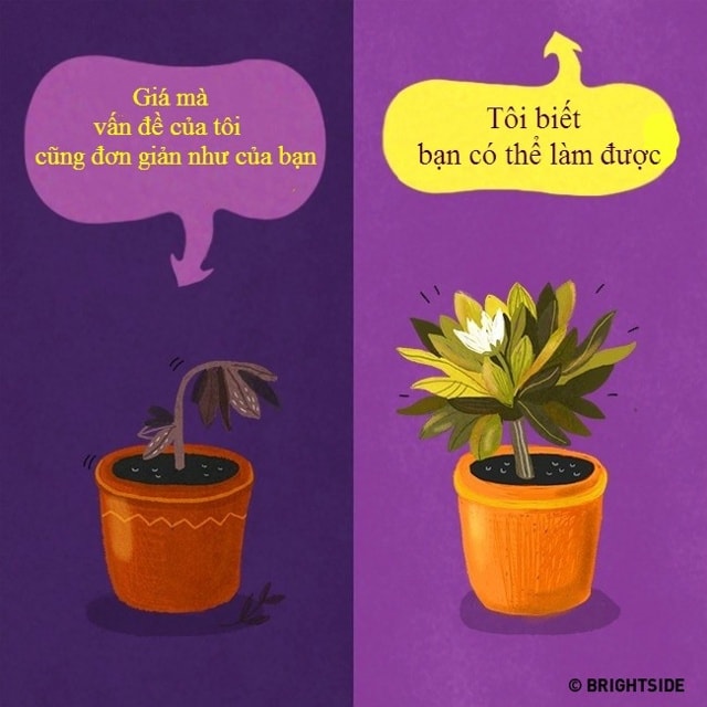 Trái lại, nhóm người tích cực luôn khích lệ khi bạn gặp khó khăn. 