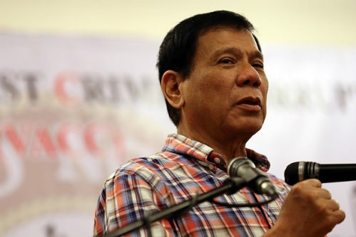 Tổng thống Philippines Rodrigo Duterte. Ảnh: Inquirer