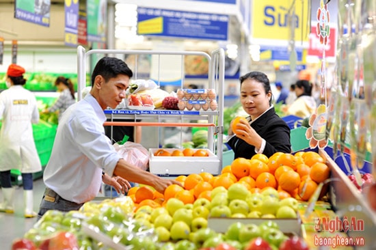 Hệ thống siêu thị, trung tâm thương mại trên địa bàn tỉnh phát triển 