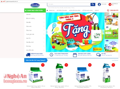 Trong đợt ra mắt chính thức vào tháng 10 này, Giấc Mơ Sữa Việt đang có đợt khuyến mãi 5%, chương trình mua 1 tặng 1, và các quà tặng hấp dẫn khác