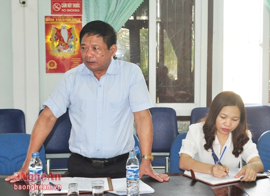 Chủ tịch UBND phường Quỳnh Thiện làm rõ một số vấn đề đoàn quan tâm