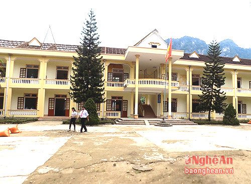 Ngôi trường nơi cô giáo Sầm Thị Sen nhận công tác