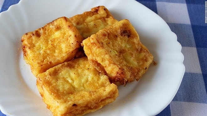 Leche frita - sữa chiên. (Nguồn: CNN)