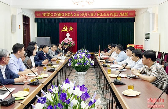 Toàn cảnh buổi làm việc