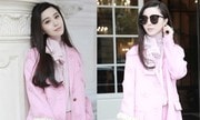 Phạm Băng Băng diện 'cây' hồng tới tuần lễ thời trang Paris