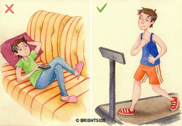 8. Chơi thể thao thường xuyên: Tập thể dục giúp chống lại stress và tăng khả năng đối phó với các tình huống căng thẳng. Hơn nữa, nhiều nghiên cứu cũng chỉ ra, hoạt động thể chất được kết nối trực tiếp với cảm giác hạnh phúc.