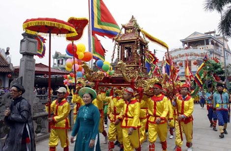 Lễ hội chùa Cổ Lẽ Phủ Giầy  Nam Định.