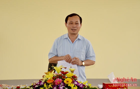 Trưởng Ban Pháp chế, HĐND tỉnh Phan Đức Đồng tỉnh kết luận buổi làm việc.