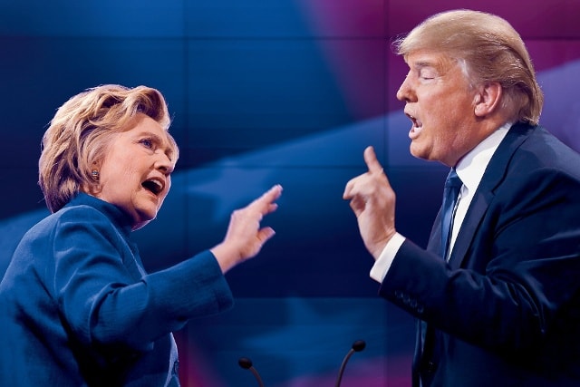 Clinton và Trump sẽ đối đầu lần 2 trong cuộc tranh luận trực tiếp diễn ra vào đêm 9/10 (sáng 10/10 giờ VN). Ảnh: Reuters.