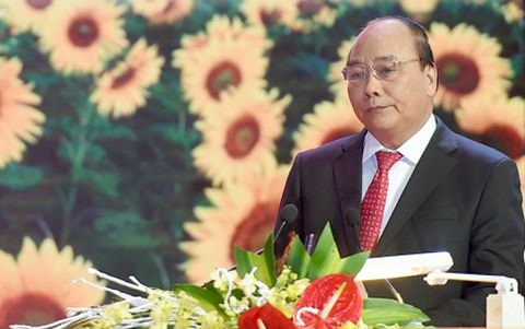 Thủ tưỡng Nguyễn Xuân Phúc phát biểu tại lễ phát động.