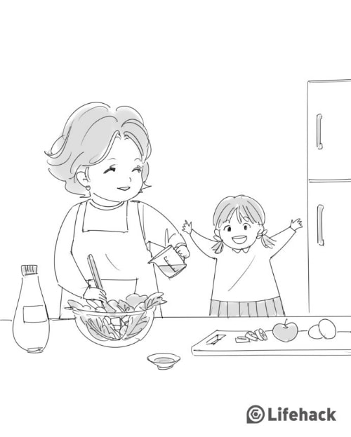 Nấu cho bạn ăn món bạn yêu thích là niềm hạnh phúc của mẹ.
