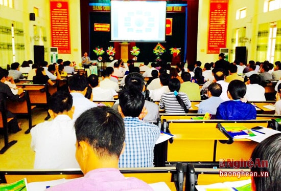 Toàn cảnh lớp tập huấn.