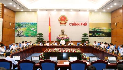 Phiên họp Chính phủ thường kỳ tháng 9/2016. Ảnh: Thống Nhất-TTXVN