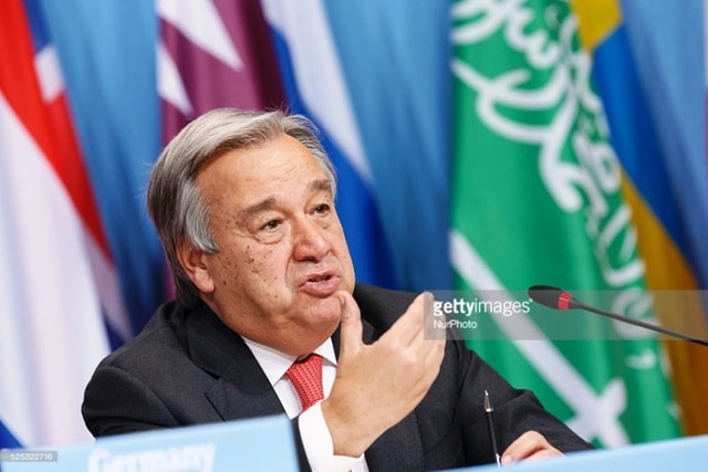 Ông Antonio Guterres - Tân Tổng thư ký Liên Hợp Quốc.