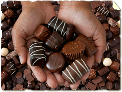 Chocolate có chứa nhiều hàm lượng đường, tuy nhiên nó thuộc nhóm thực phậm có chỉ số phản ánh tốc độ làm tăng đường huyết (GI) thấp.