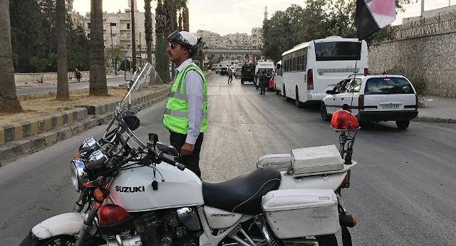 Hành lang nhân đạo ở Aleppo.