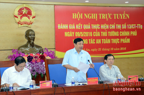 Đồng chí Nguyễn Xuân Đường nêu rõ: Đảm bảo ATTP là nhiệm vụ trọng tâm hàng đầu của Đảng, Nhà nước và toàn bộ hệ thống chính trị.