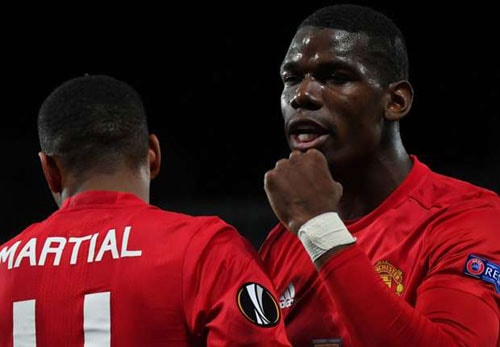 Tiền vệ Pogba (MU). Ảnh Internet 