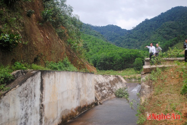 Kênh mương thủy lợi ở xã Châu Hồng ( Quỳ Hợp), ảnh tư liệu