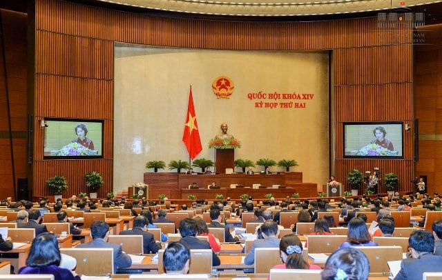 Kỳ họp thứ hai, Quốc hội Khóa IV khai mạc vào sáng 20/10/2016, tại Hội trường Diên Hồng - Nhà Quốc hội, Ba Đình, Hà Nội.