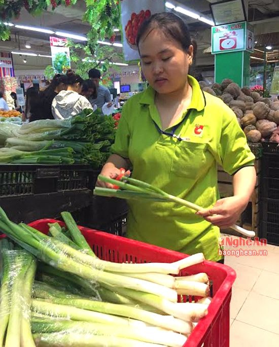 Hành Han Quoc tai siêu thị BigC.