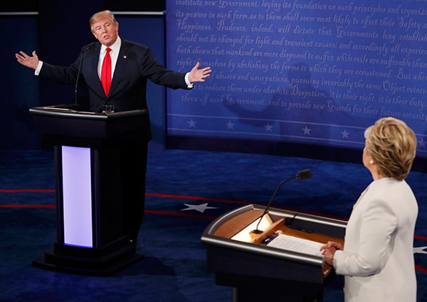 Liệu Trump có chấp nhận kết quả bầu chọn nếu ông thua cuộc? Ảnh: Internet.