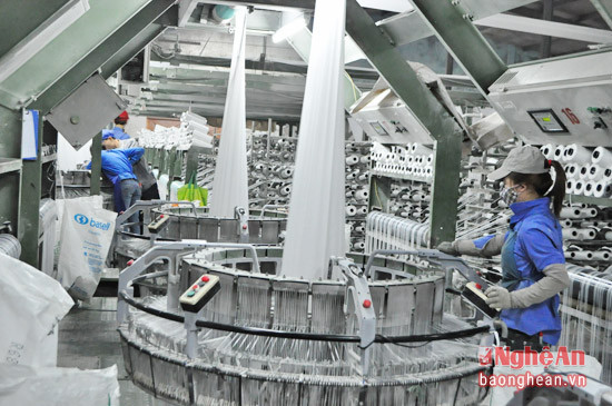 Dây chuyền sản xuất bao bì hiện đại của Công ty TNHH một thành viên Tân Khánh An