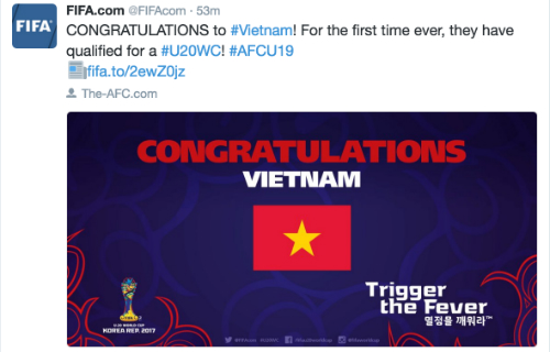 fifa-chuc-mung-viet-nam-lan-dau-du-u20-world-cup