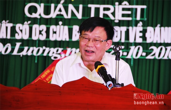 Ông Thái Huy Vinh - Phó Giám đốc sở Giáo dục và Đào tạo 