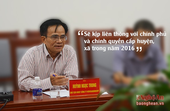 Ông Huỳnh Ngọc Trung - Chủ tịch HĐQT Công ty NSS phát biểu tại buổi làm việc