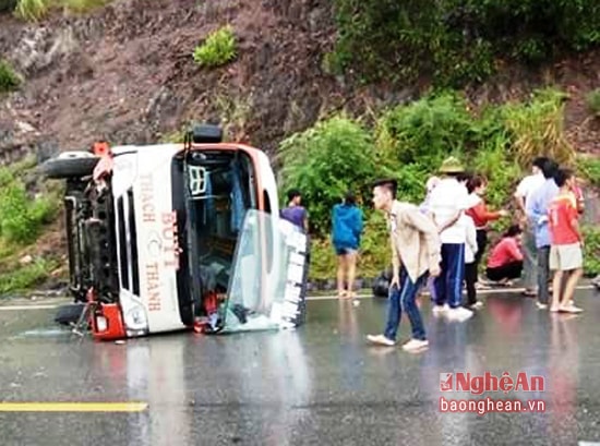 Hiện trường vụ tai nạn.