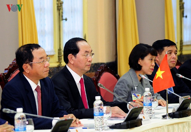 Chủ tịch nước Trần Đại Quang khẳng định Việt Nam luôn coi trọng quan hệ hữu nghị, hợp tác nhiều mặt với Myanmar.