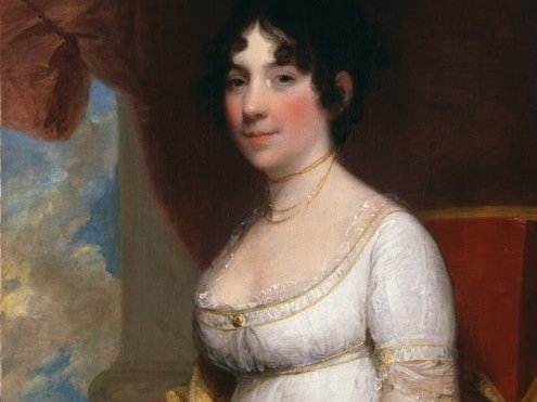 Dolley Madison là đệ nhất phu nhân đầu tiên chứng kiến tuyên thệ nhậm chức tổng thống của chồng, ông James Madison. Cho đến nay, bà vẫn là một trong những phụ nữ nổi tiếng và được yêu thích nhất của Nhà Trắng. Chính tổng thống Madison cũng đánh giá cao sự nhạy bén chính trị của bà. Khi người Anh đốt Nhà Trắng vào năm 1814, Dolley đã cứu một bức chân dung hiếm của tổng thống Mỹ đầu tiên George Washington và các giấy tờ của chồng. Bà được coi là anh hùng vì hành động này. Ảnh: whitehousehistory.