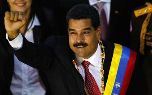 Tổng thống Venezuela Nicolas Maduro . (Ảnh: Telegraph)