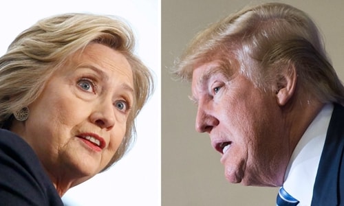 Donald Trump và Hillary Clinton. Ảnh: LA Times