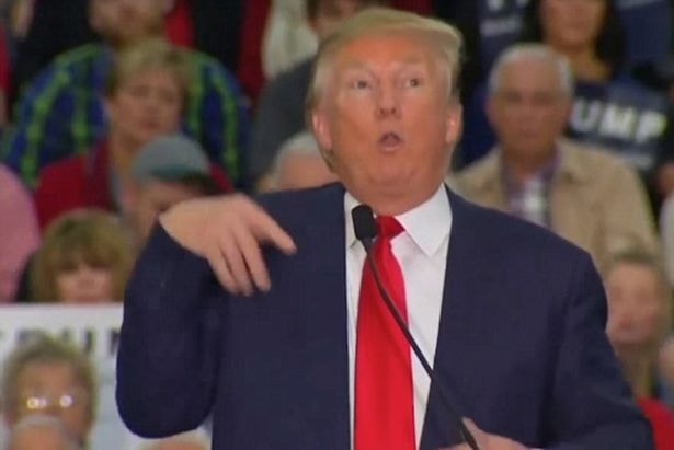 Donald Trump diễn tả lại phóng viên tàn tật Serge Kovaleski.