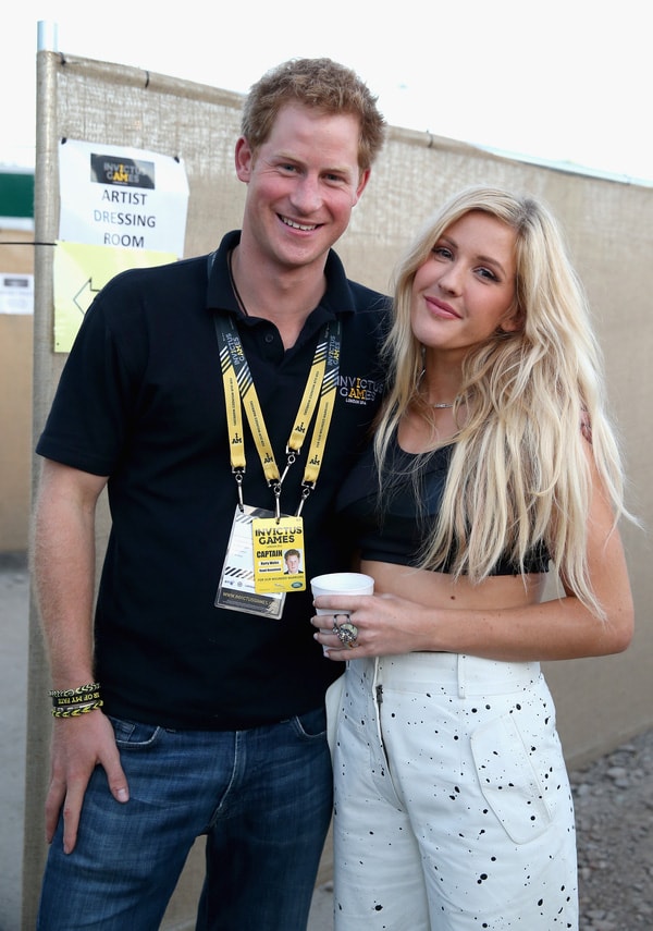 Ellie Goulding cùng hoàng tử Harry có thời gian ngắn gắn bó bên nhau.