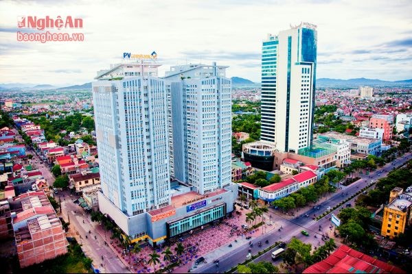 Quang cảnh đô thị Vinh hôm nay. Ảnh: Phú Lộc