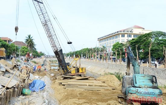 Kênh Bắc đang trong quá trình cải tạo, nâng cấp.