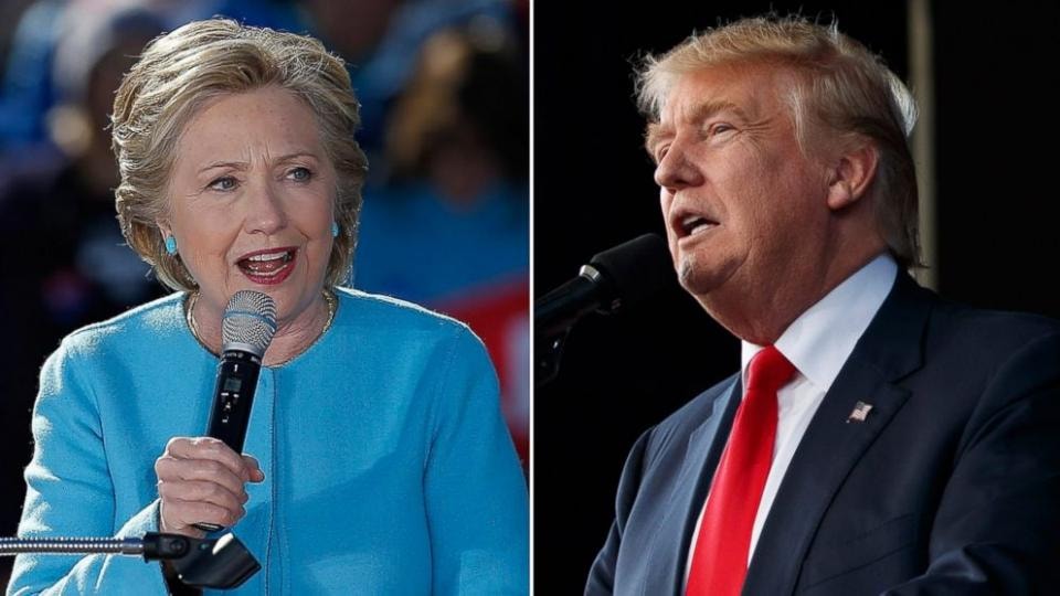 Hillary Clinton và Donald Trump. Ảnh: ABCNews.