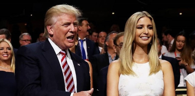 Ivanka luôn sát cánh cùng cha trong suốt cuộc chạy đua vào Nhà Trắng. 