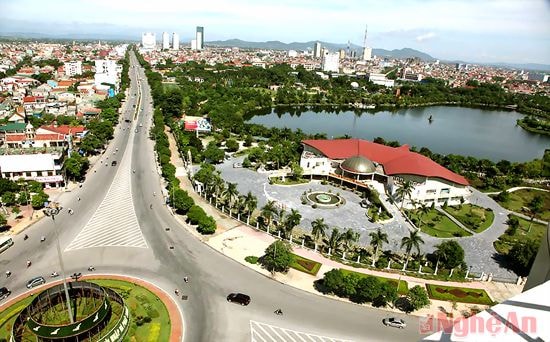 Thành phố Vinh đang vươn tầm trung tâm Bắc Trung bộ. 