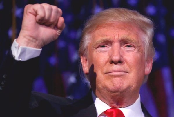 Chân dung tổng thống thứ 45 của Mỹ Donald Trump. Ảnh: Reuters
