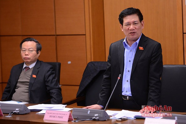 Đại biểu Hồ Đức Phớc đồng tình cao với việc sửa đổi Luật Đường sắt hiện hành.