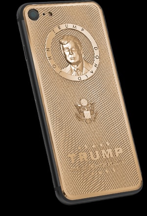 iPhone mạ vàng hình Donald Trump có giá 67,6 triệu đồng
